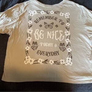 Rebellious‎ One Crop Tee Shirt XL Graphic Tee